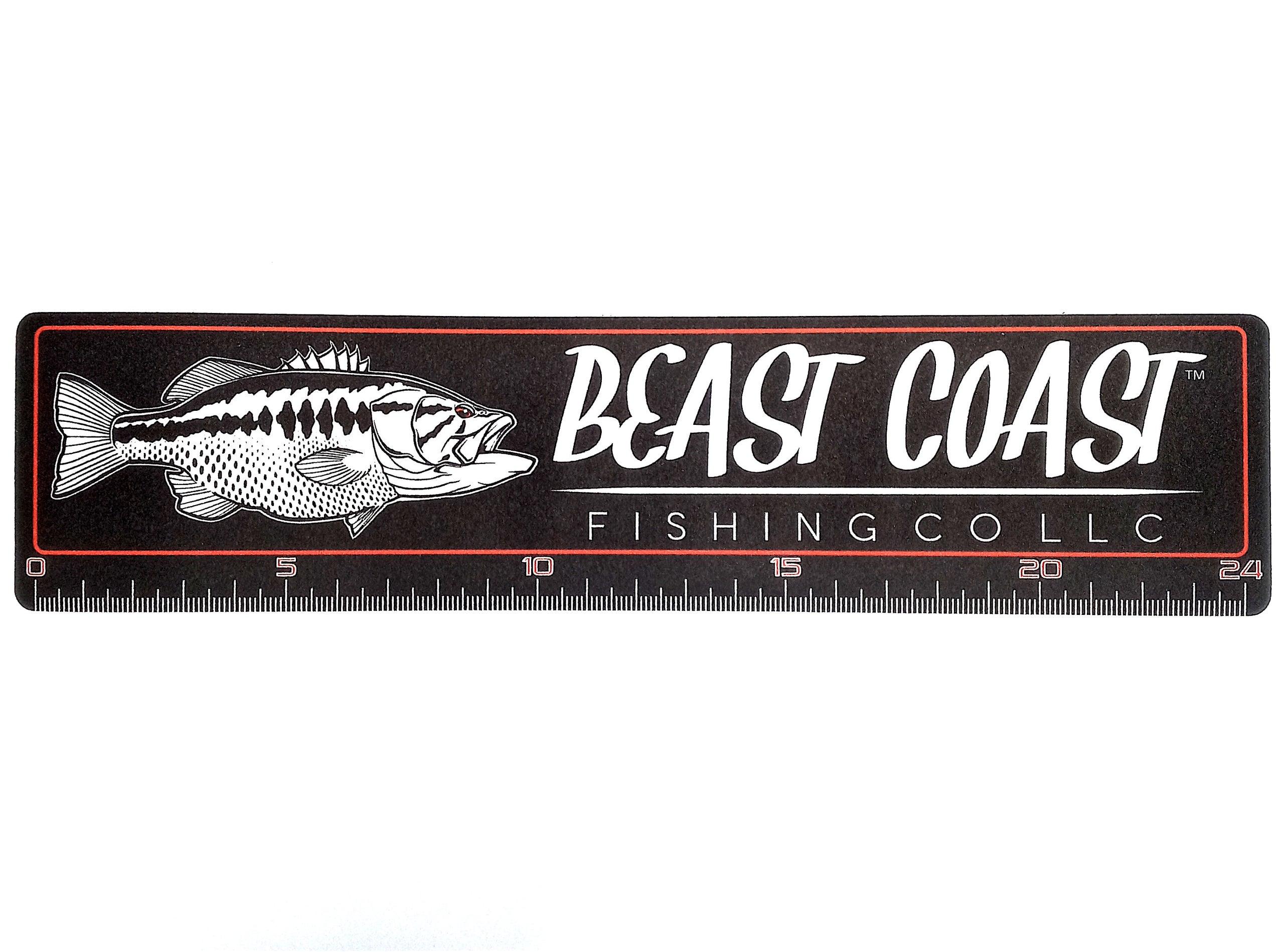 Beast Coast 3M Original Art Measuring Decal 6'' x 25